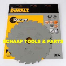 Cirkelzaagblad extreme 216x30mm 24 tanden Wissel negatief SERIES 60 | DT4310